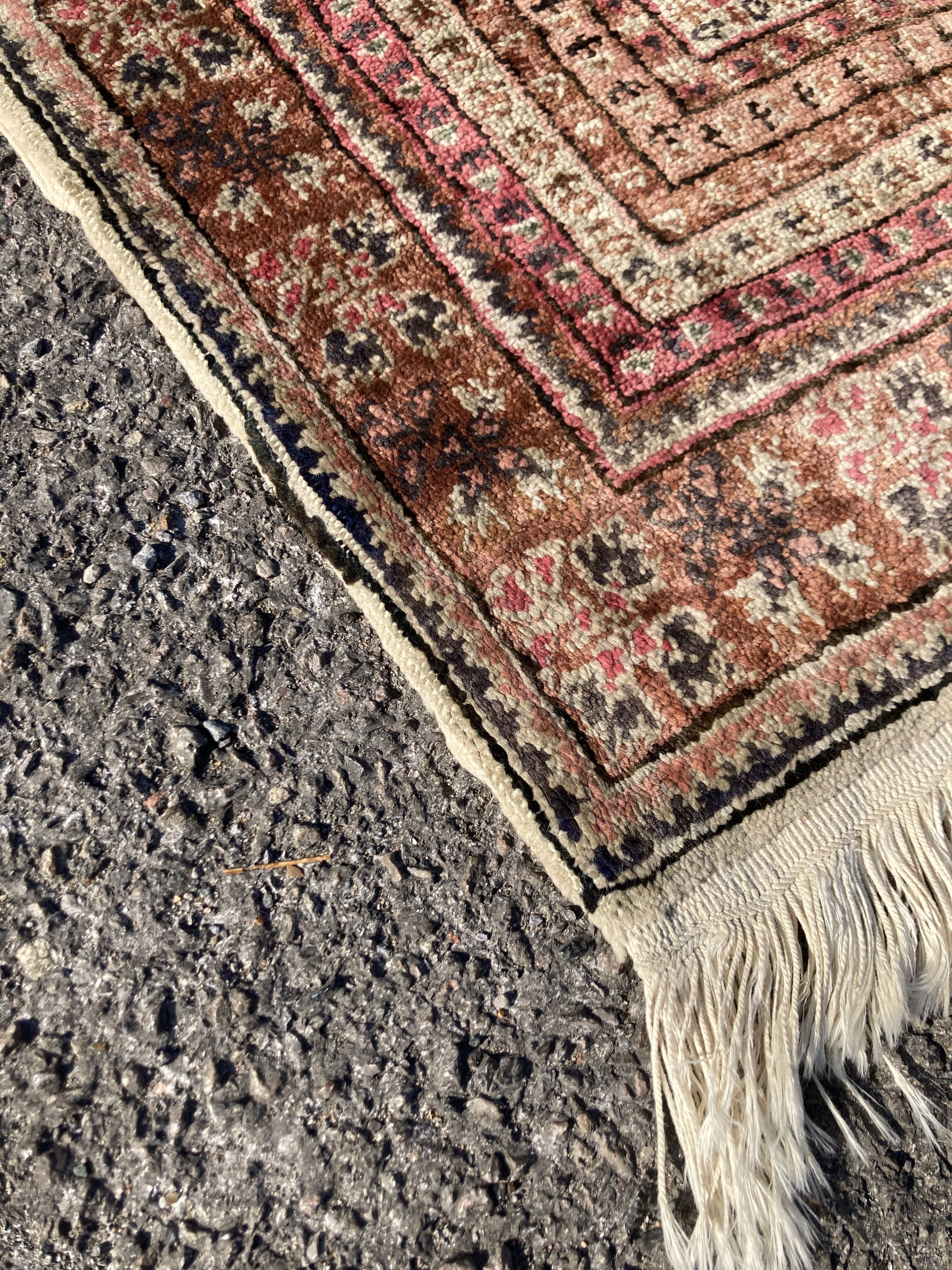 A North West Persian red ground rug, decorated with Saz leaf field, 190 x 125cm